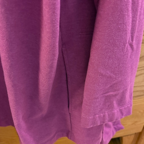 Eddie Bauer Magenta  Hooded Open Front Jacket Suze XL - Picture 6 of 9